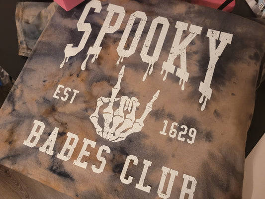 Spooky Babes Club Hand Dyed